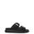 Alexander McQueen Alexander McQueen Double Band Slides Black