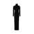 Saint Laurent Saint Laurent Virgin Wool Long Dress Black