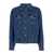 CULTURA Blue Jacket With Branded Buttons In Denim Man BLUE