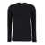 P.A.R.O.S.H. Black Long Sleeve Top In Fabric Woman Black