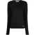 Jil Sander Jil Sander Long-Sleeved Black Cotton T-Shirt Black