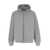 AUTRY Grey Hoodie With Tonal Embroidery In Cotton Blend Man GREY