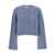 JW Anderson JW Anderson 'Cable Knit' Cropped Sweater BLUE