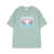 MAISON KITSUNÉ Maison Kitsuné Sunset Postcard Comfort Tee-Shirt GREEN