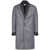 Maison Margiela Maison Margiela Single-Breasted Wool Coat With Contrasting Lapels And Cuffs GREY