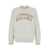 AUTRY Grey Crewneck Sweatshirt With Logo Print In Jersey Man GREY