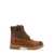 Timberland Brown Water-Proof Boots With Logo In Leather Man BROWN