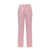 Tagliatore Linen trouser with frontal pinces Pink