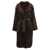 Pinko 'Uvaggio' coat Brown