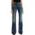 HAIKURE Flared Floral Jeans For VINTAGE BLUE