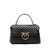 Pinko 'Lady Love Puff' Black Handbag In Nappa Leather With Chevron Pattern Woman Pinko Black