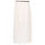 ZIMMERMANN Zimmermann Embroidered Linen Midi Skirt Beige