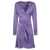 NOUVELLE/SILK95FIVE Nouvelle/Silk95Five Short Silk Dress Purple