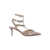 Valentino Garavani Valentino Garavani Rockstud Ankle Strap Pump Beige