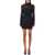 Balmain Balmain Monogram 3D Mini Dress Black