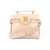 Balmain Balmain B-Buzz 23 Crocco-Embossed Leather Bag Beige