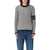 Thom Browne Thom Browne All-Over Cable Stitch Classic Crewneck Grey