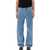 MARINE SERRE Marine Serre Moon Laser Curved Jeans BLUE