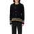 BODE Bode Harbor Stripe Cardigan Black