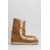 Mou Mou Eskimo 24 Low Heels Ankle Boots BROWN