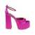 LELLA BALDI Lella Baldi Heel Sandals Purple