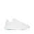 Alexander McQueen Alexander McQueen Oversized Leather Sneakers WHITE