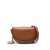 Stella McCartney Stella McCartney Frayme Flap-Detail Shoulder Bag Brown