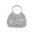 HIBOURAMA Hibourama Jewel Handbag With Applied Crystals SILVER