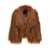 B&B COUTURE B&B Couture 'Bacon Short' Faux Fur BROWN