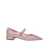 Jimmy Choo Jimmy Choo Ballerina In Glittery Fabric Pink