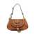 Chloe Chloé Marcie Leather Shoulder Bag Brown