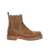 AGL Agl Chamois Leather Ankle Boot Beige