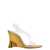 Gianvito Rossi Gianvito Rossi Laminated Leather Pvc Sandals GOLD