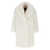 B&B COUTURE B&B Couture 'Hearing' Faux Fur Coat WHITE