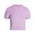 Maison Margiela Maison Margiela Cropped Cotton T-Shirt Purple