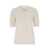 Maison Margiela Maison Margiela Off White Cotton Textured T-Shirt Beige