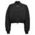 THE ANDAMANE The Andamane 'Sierra' Cropped Bomber Jacket Black