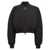 THE ANDAMANE 'Sierra' cropped bomber jacket Black