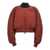 THE ANDAMANE 'Sierra' cropped bomber jacket Bordeaux