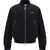 Off-White Contrast Stitch  Bomber Jacket BLACK WHITE