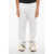 Off-White Seasonal Brushed Cotton Joggers With Contrasting Details White