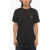 Marcelo Burlon Solid Color Eclipse Cross Crew-Neck T-Shirt Black