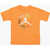 Nike Air Jordan Crew-Neck T-Shirt With Front Print Orange