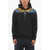 Marcelo Burlon Brushed Cotton Lunar Wings Hoodie Black