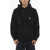 Marcelo Burlon Solid Color Cotton Hoodie Black