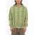 Heron Preston Gradient Effect Polka Dots Hoodie Green