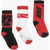 Nike Air Jordan Set Of 3 Dri-Fit Socks With Contrasting Logo Multicolor