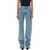 THE ATTICO The Attico Extra Long Slim Jeans SKY BLUE