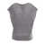 Kangra SLEEVELESS CREW NECK SWEATER MESH +SEQUINS Gray