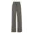 PLAIN Grey Pants With Check Motif In Fabric Man GREY